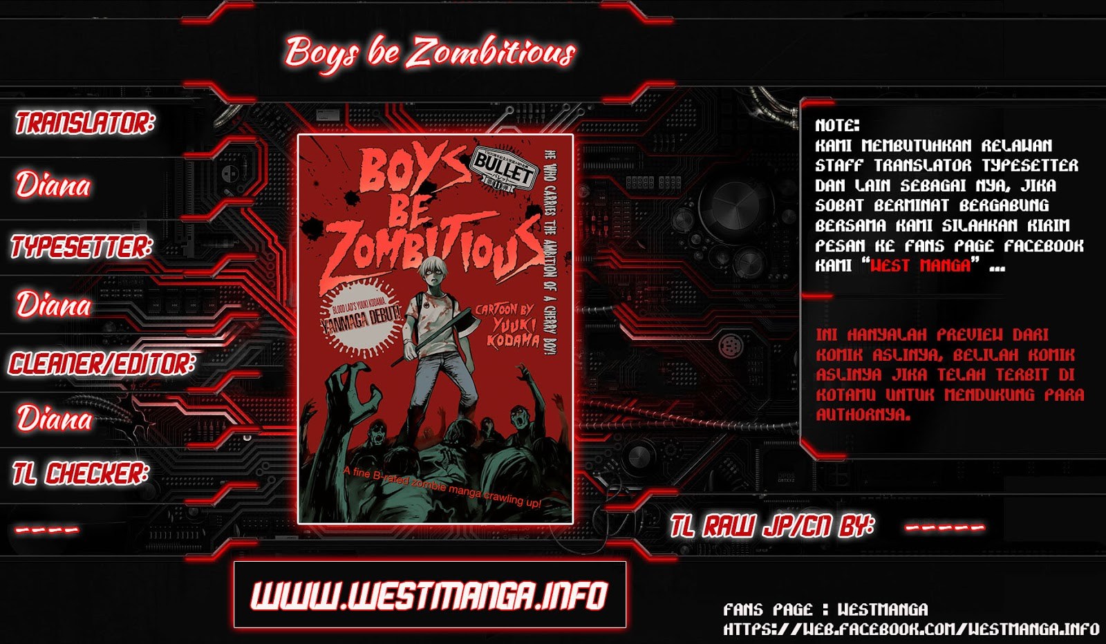 Boys be Zombitious Chapter 1 – halaman 3