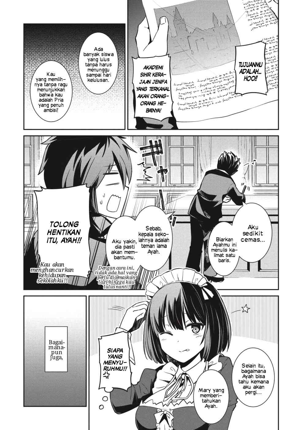 The Holy Knight's Dark Road Chapter 1 – halaman 16