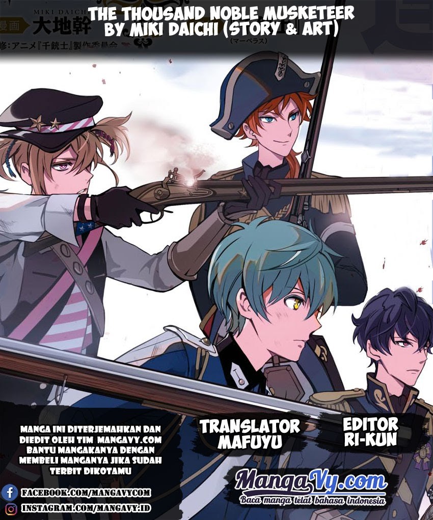 The Thousand Noble Musketeers Chapter 1 – halaman 1